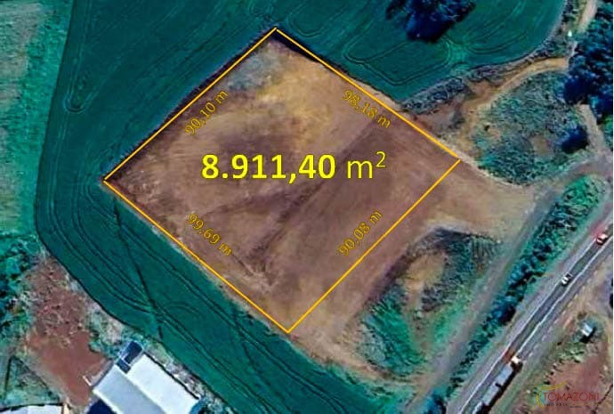 &Aacute;rea de terras - margens da BR 386 para venda em Frederico Westphalen/RS